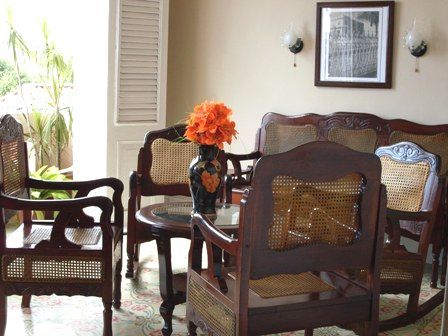 'Living room' Casas particulares are an alternative to hotels in Cuba.